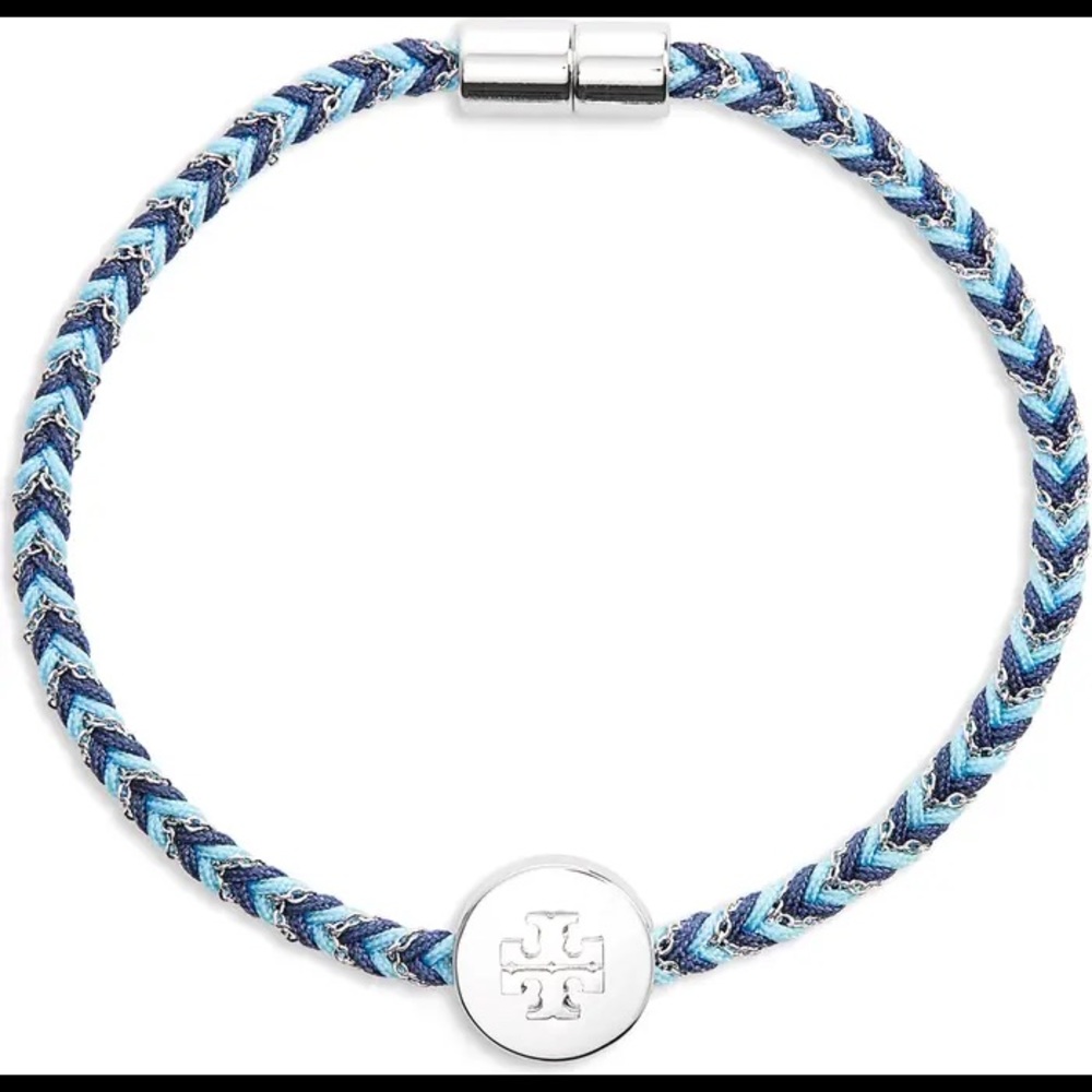 Tory Burch Kira Braided Charm Bracelet